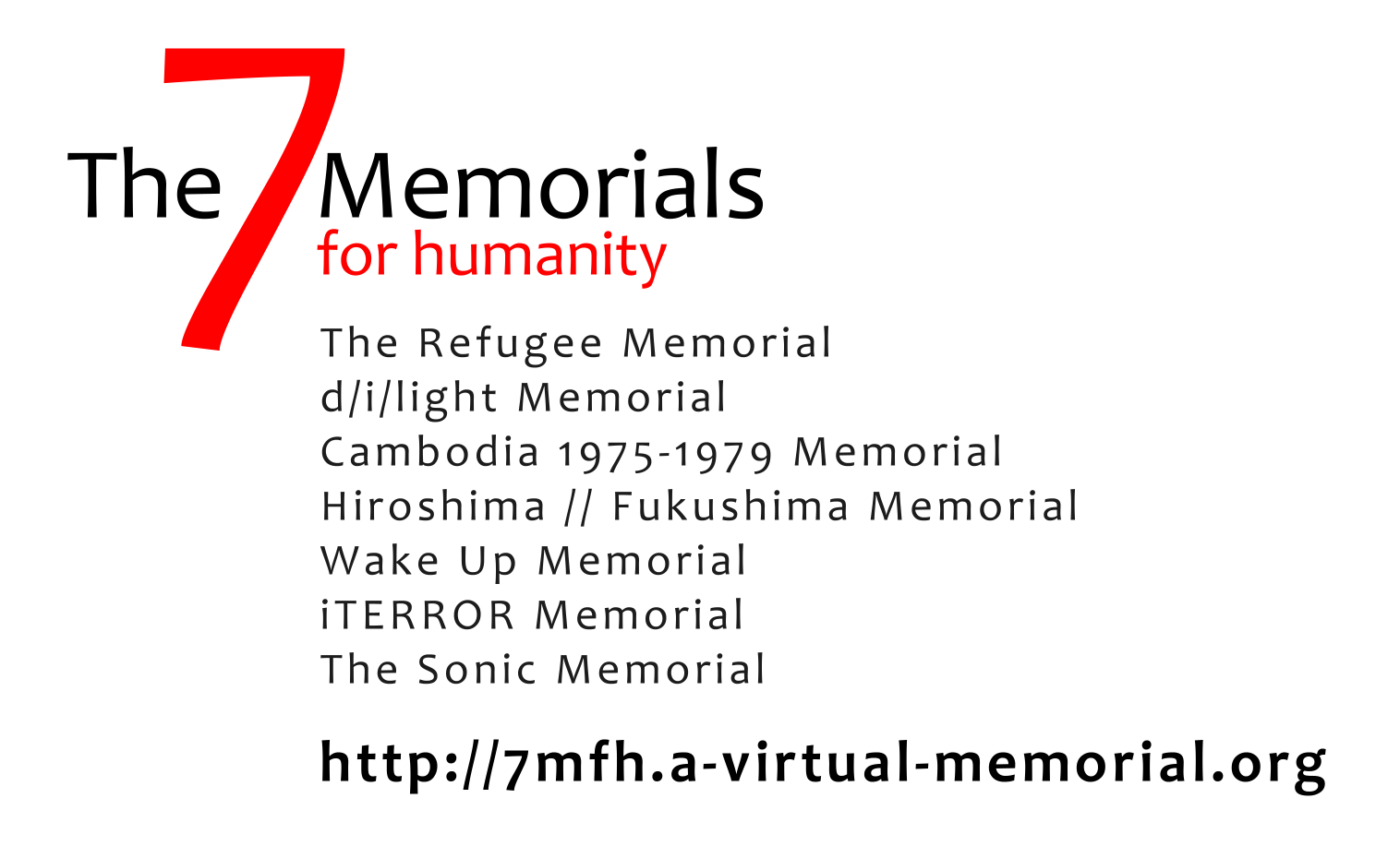 The 7 Memorials – new URL